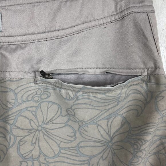 Patagonia Water Girl capri board pant floral print swim surf beach gray size 2 - Picture 12 of 12